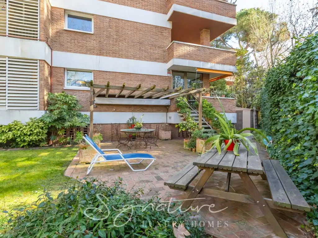 Terrassa de Planta baixa de lloguer en Sant Cugat del Vallès amb Aire condicionat, Jardí privat i Terrassa