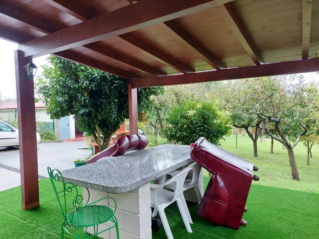 Terraza de Casa o chalet en venta en Maceda con Calefacción, Jardín privado y Parquet