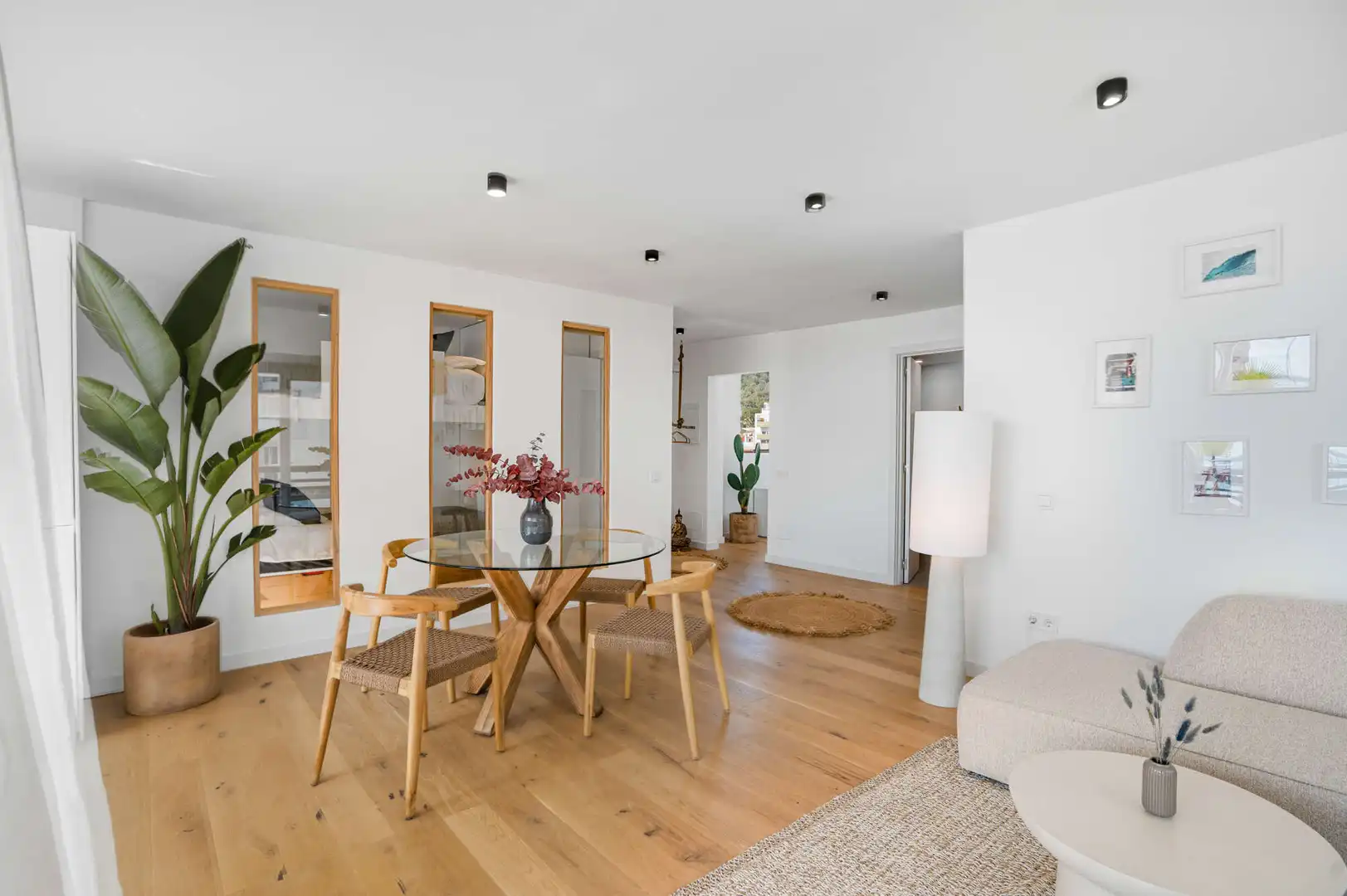 Dining room of Flat for sale in  Palma de Mallorca  with Air Conditioner, Terrace and Furnished