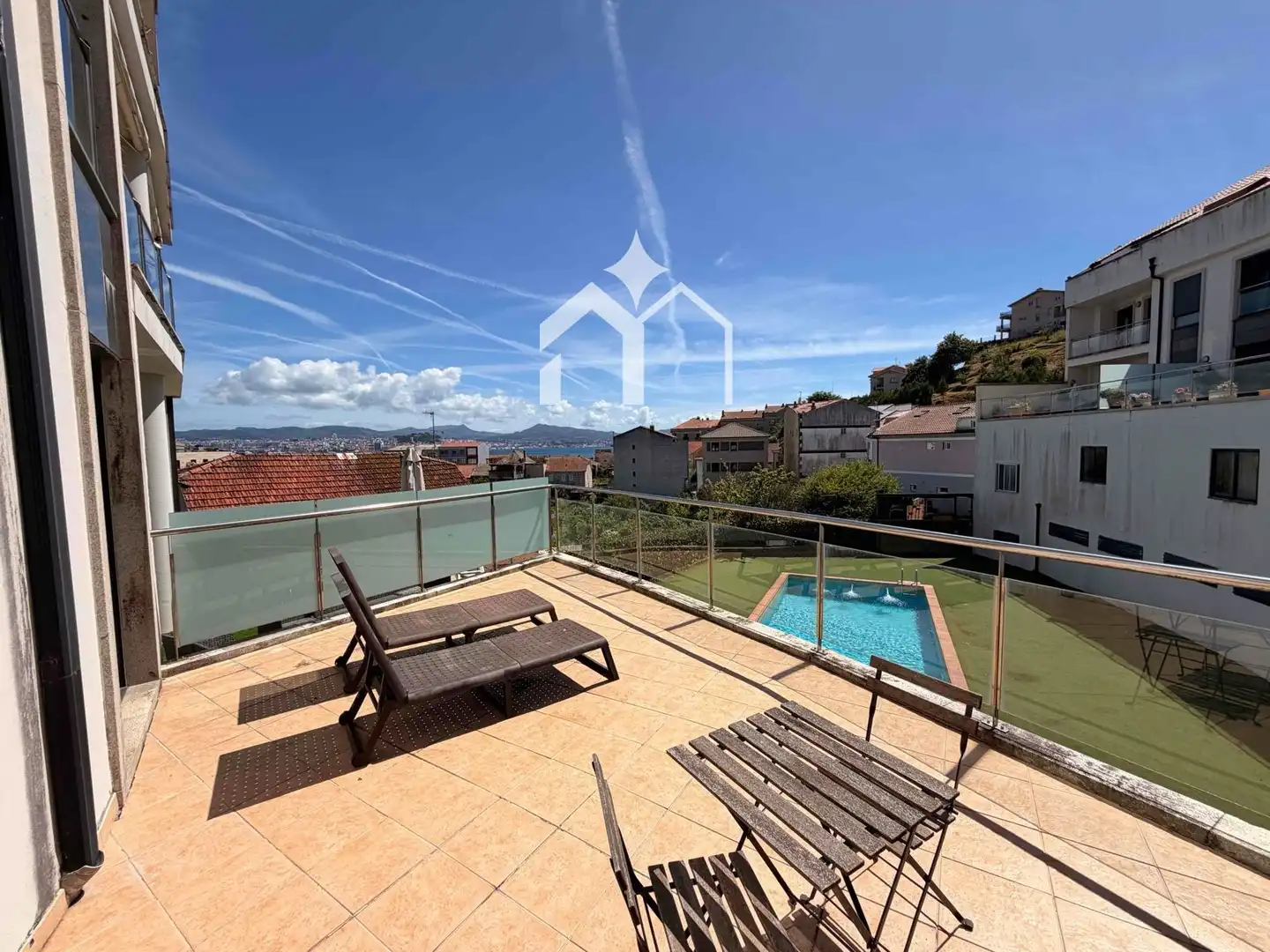 Terraza de Piso en venta en Moaña con Calefacción, Trastero y Piscina