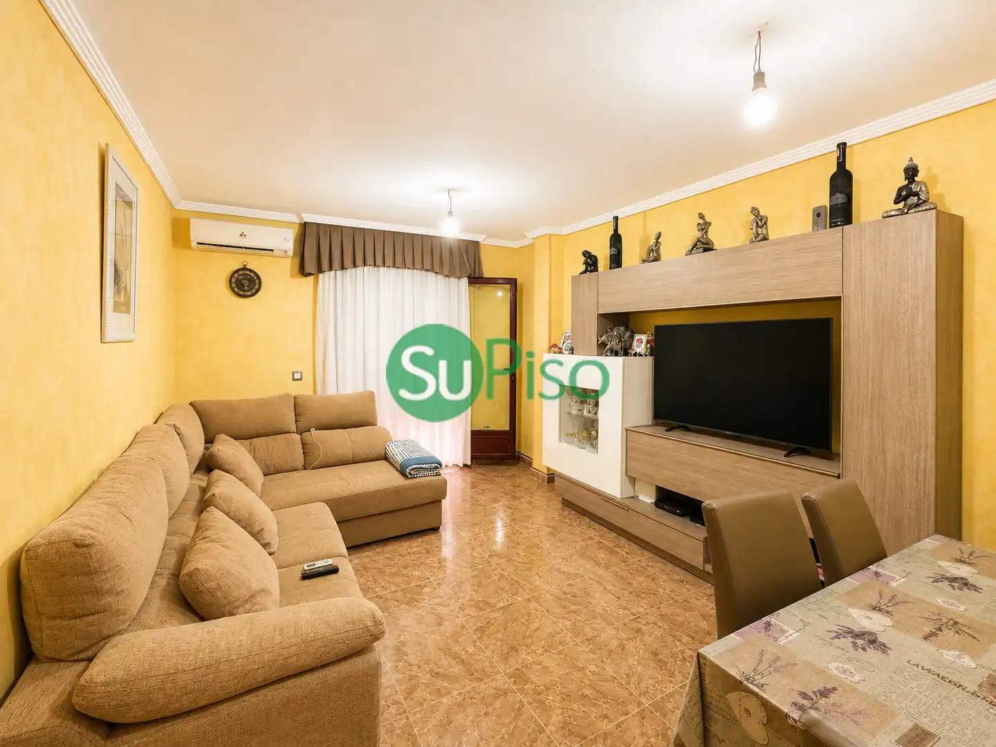 Living room of Flat for sale in Numancia de la Sagra  with Air Conditioner, Heating and Terrace