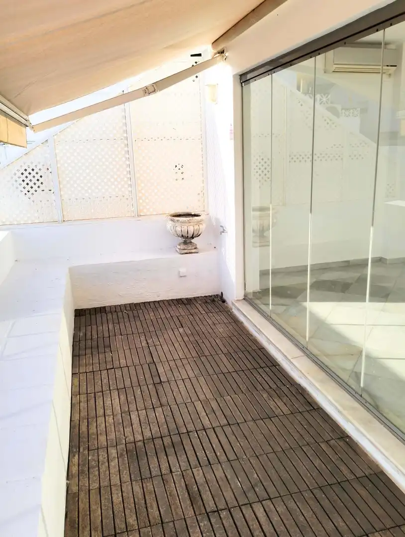Balcony of Flat for sale in Málaga  with Air Conditioner, Heating and Terrace
