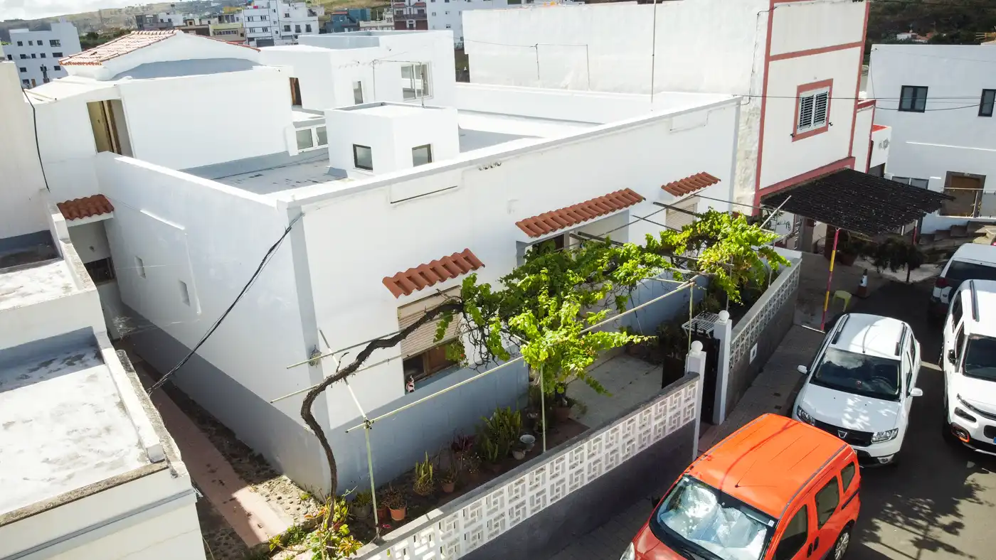 Vista exterior de Casa o chalet en venta en Moya (Las Palmas) con Jardín privado
