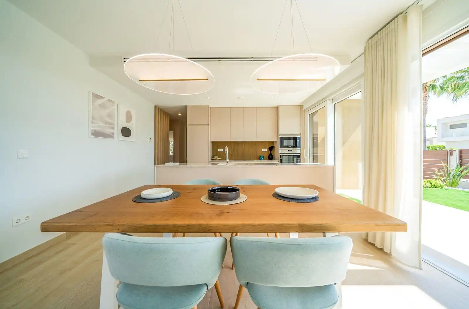 Dining room of Houses for sale in Orihuela  with Air Conditioner, Private garden and Terrace