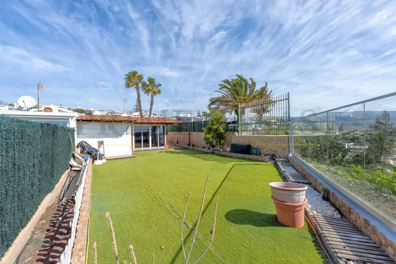 Terraza de Casa o chalet en venta en San Bartolomé de Tirajana con Aire acondicionado, Jardín privado y Terraza