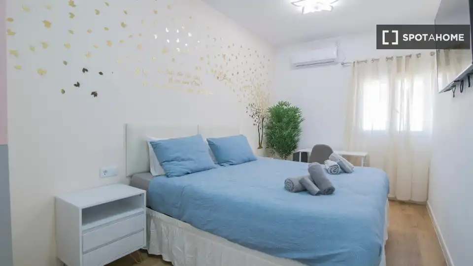 Bedroom of Flat for rent in Poblats Marítims