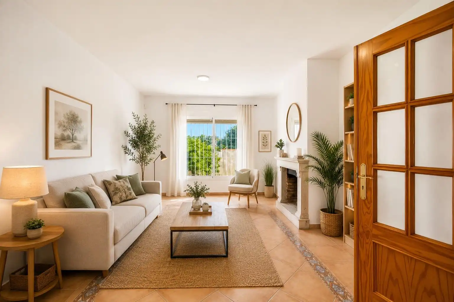 Sala d'estar de Casa o xalet en venda en Chiclana de la Frontera
