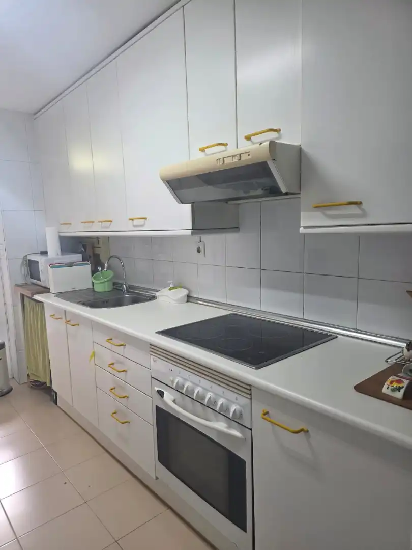 Cuina de Pis de lloguer en Madrid amb Aire condicionat, Calefacció i Terrassa