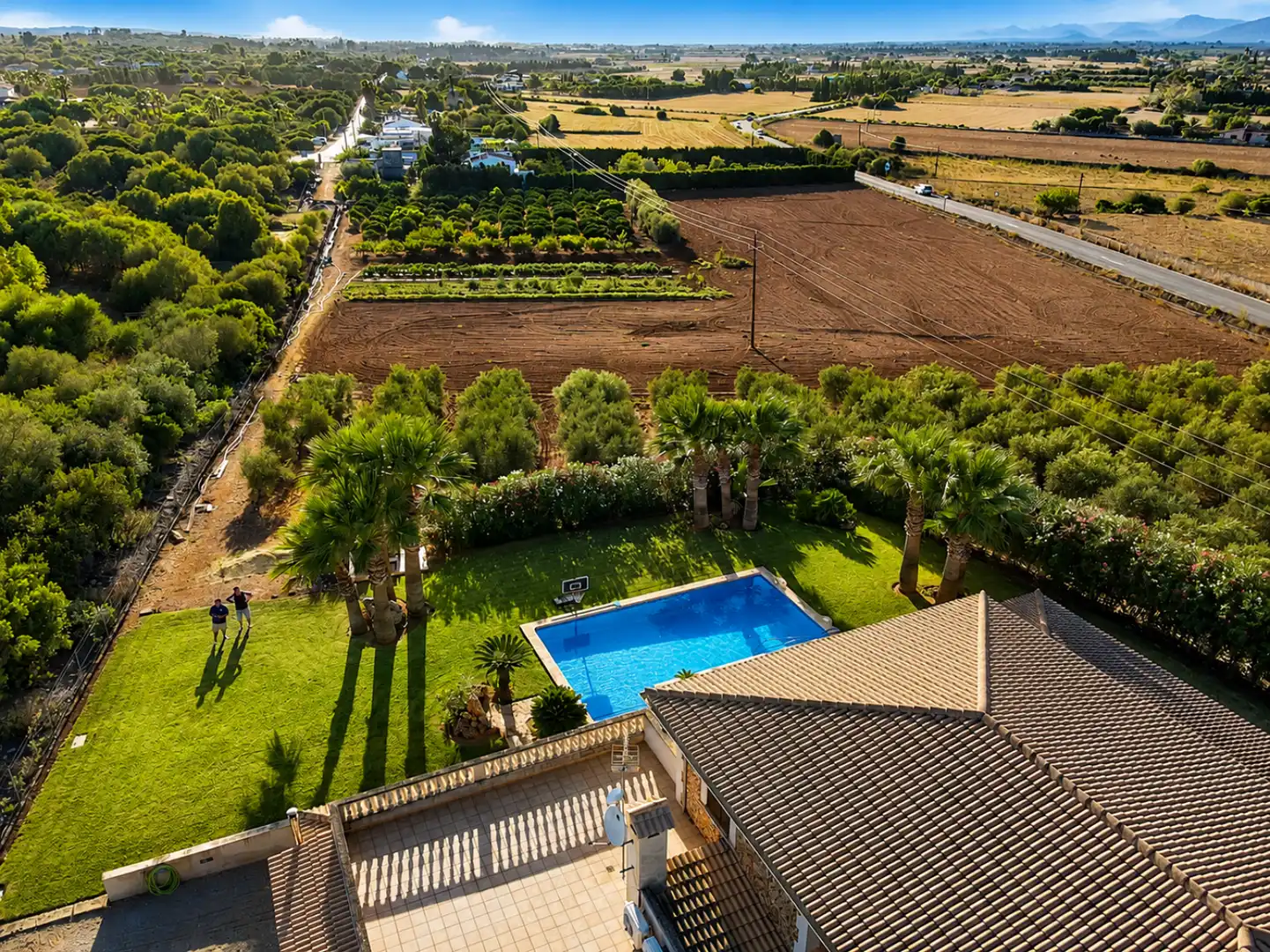 Jardí de Casa o xalet de lloguer en Santa Margalida amb Aire condicionat, Calefacció i Terrassa
