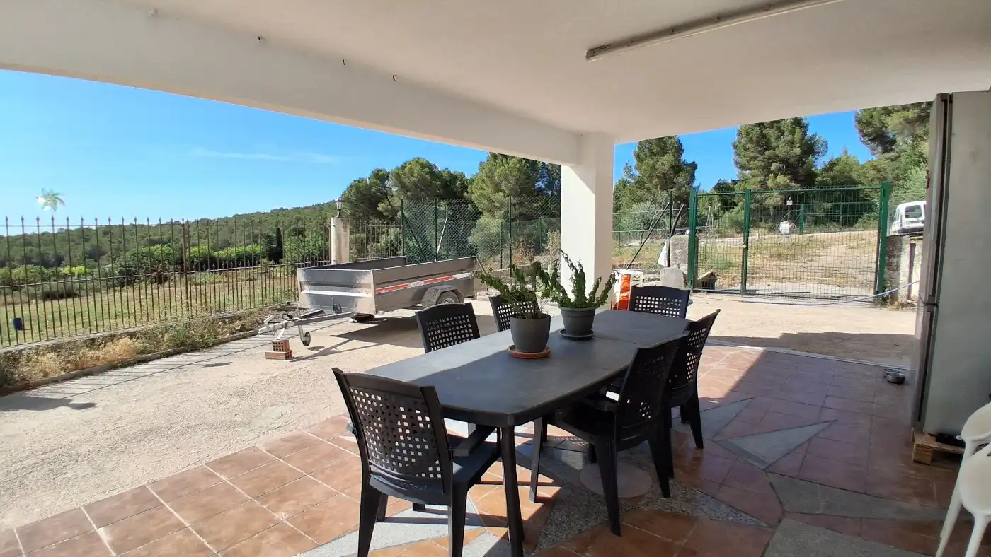 Terrasse von Country house zum Verkauf in Alcover mit Klimaanlage, Heizung und Privatgarten
