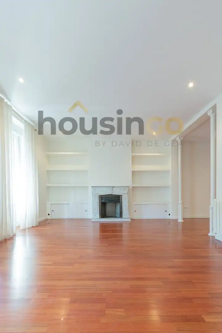 Sala de estar de Piso de alquiler en Barrio de Salamanca