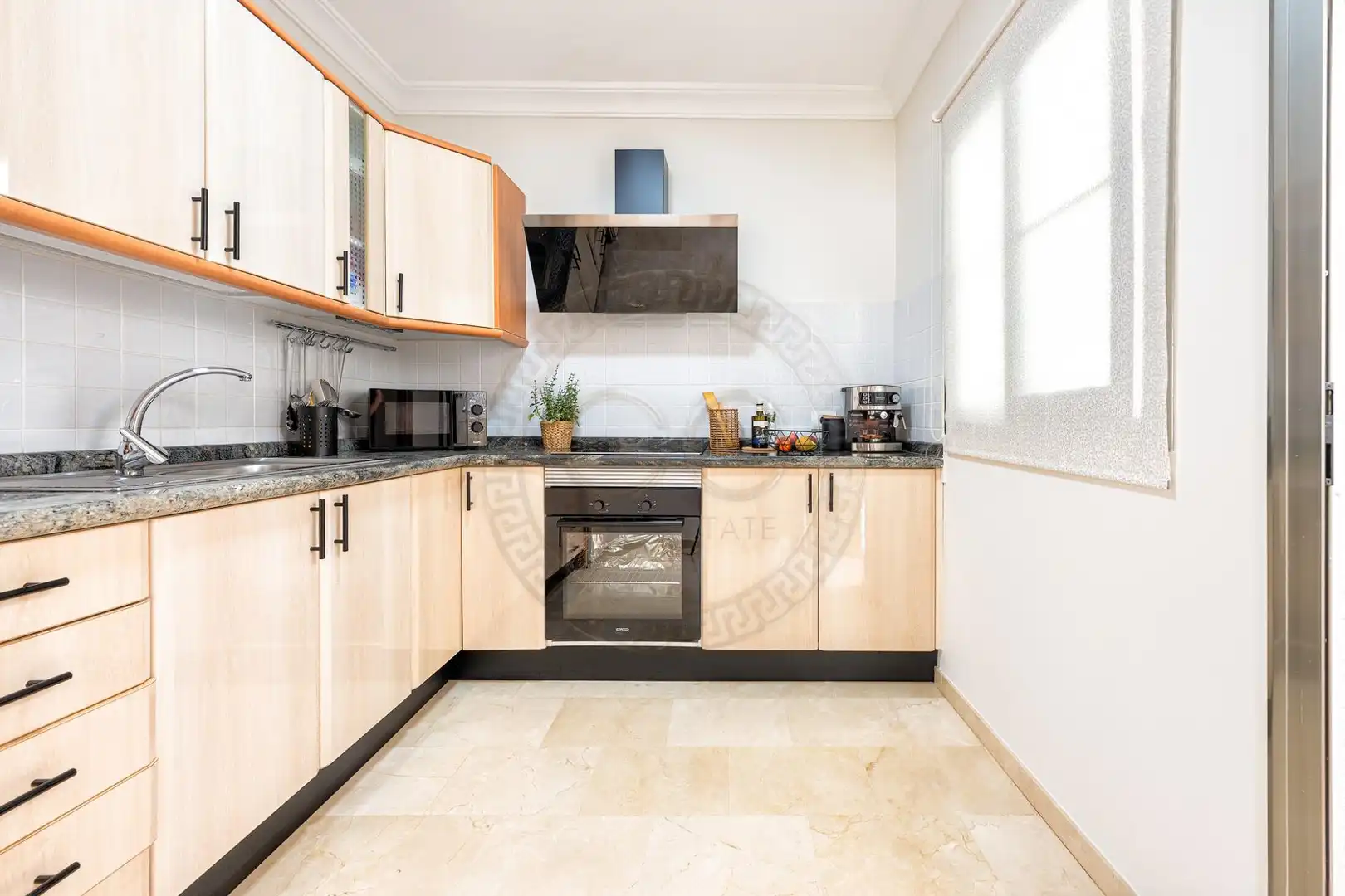 Cocina de Casa adosada de alquiler en Mogán con Aire acondicionado, Jardín privado y Terraza