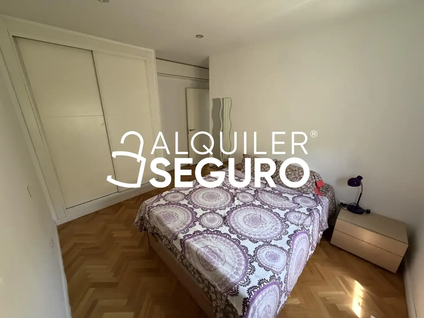 Bedroom of Flat for rent in Madrid  with Air Conditioner, Heating and Terrace