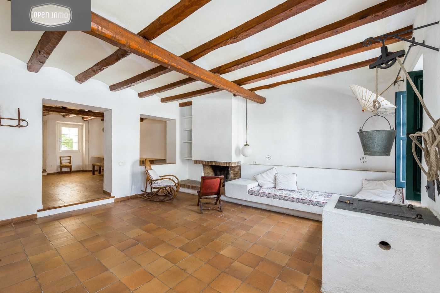 Sala d'estar de Casa o xalet en venda en Sant Pere de Ribes amb Calefacció, Jardí privat i Terrassa