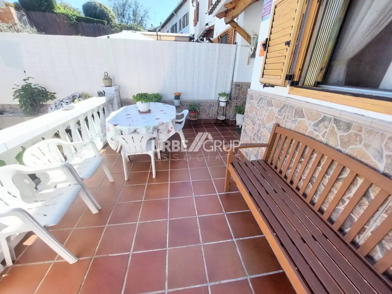 Terraza de Casa o chalet en venta en Olesa de Montserrat con Aire acondicionado, Calefacción y Jardín privado