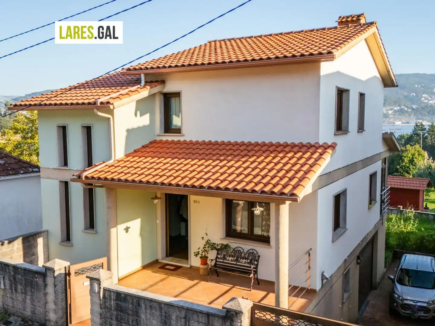 Vista exterior de Casa o chalet en venta en Moaña, Pontevedra