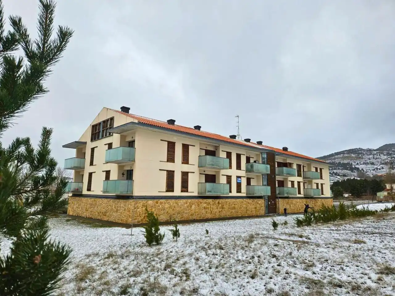 Vista exterior de Apartamento de alquiler en Alcalá de la Selva con Calefacción, Terraza y Amueblado