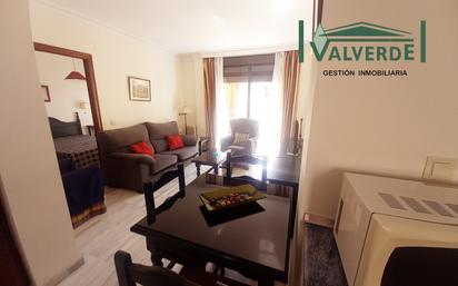 Living room of Flat to rent in  Granada Capital  with Heating, Furnished and Washing machine