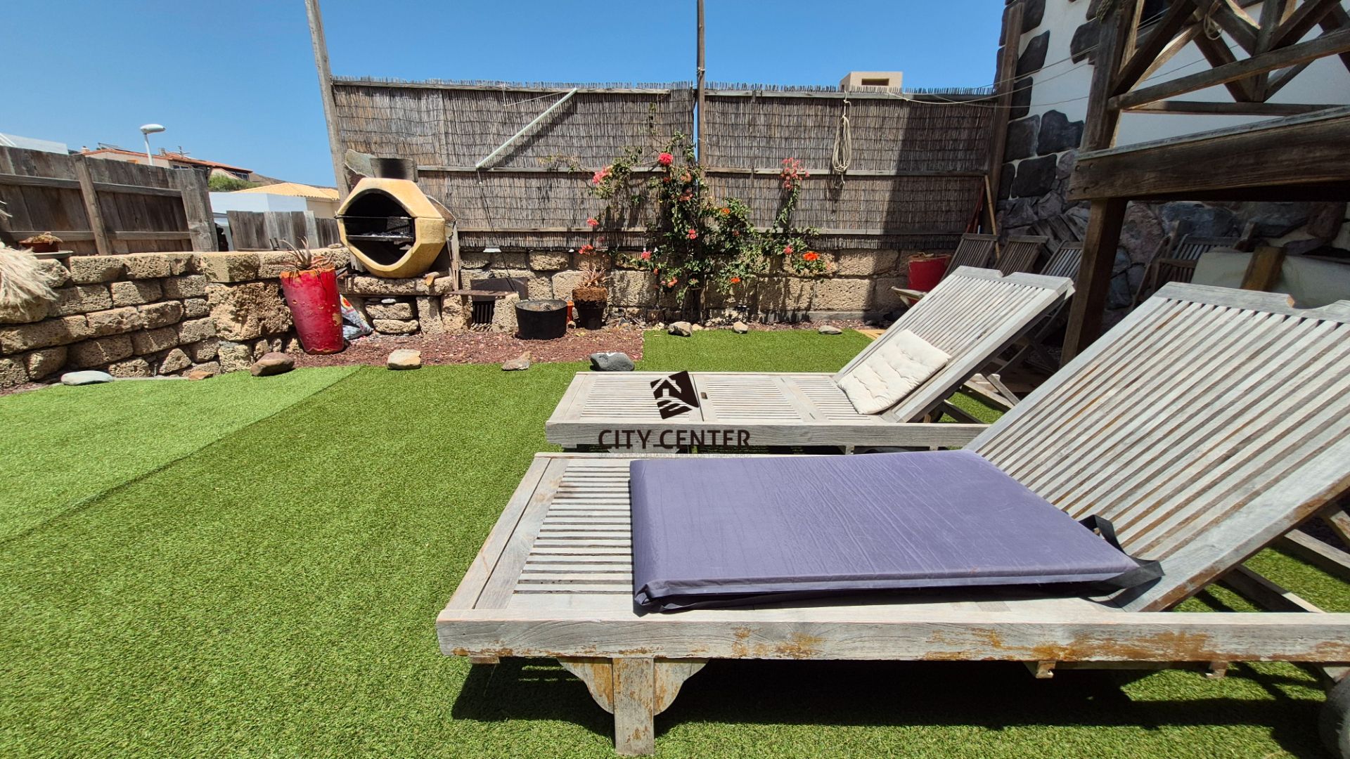 Terrassa de Casa adosada en venda en Granadilla de Abona amb Jardí privat i Moblat