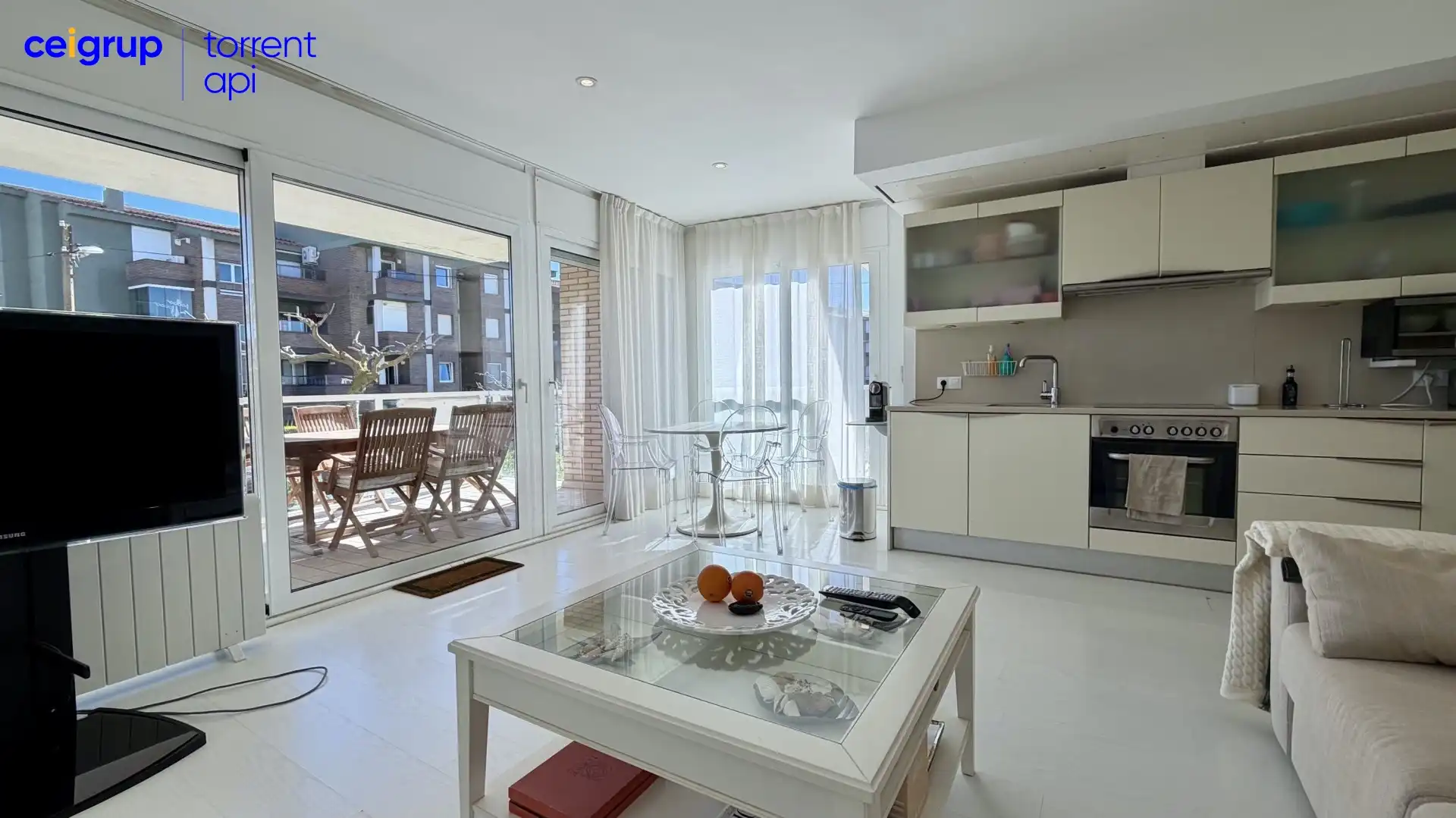 Wohnzimmer von Wohnung zum Verkauf in L'Estartit mit Terrasse, Abstellraum und Schwimmbad
