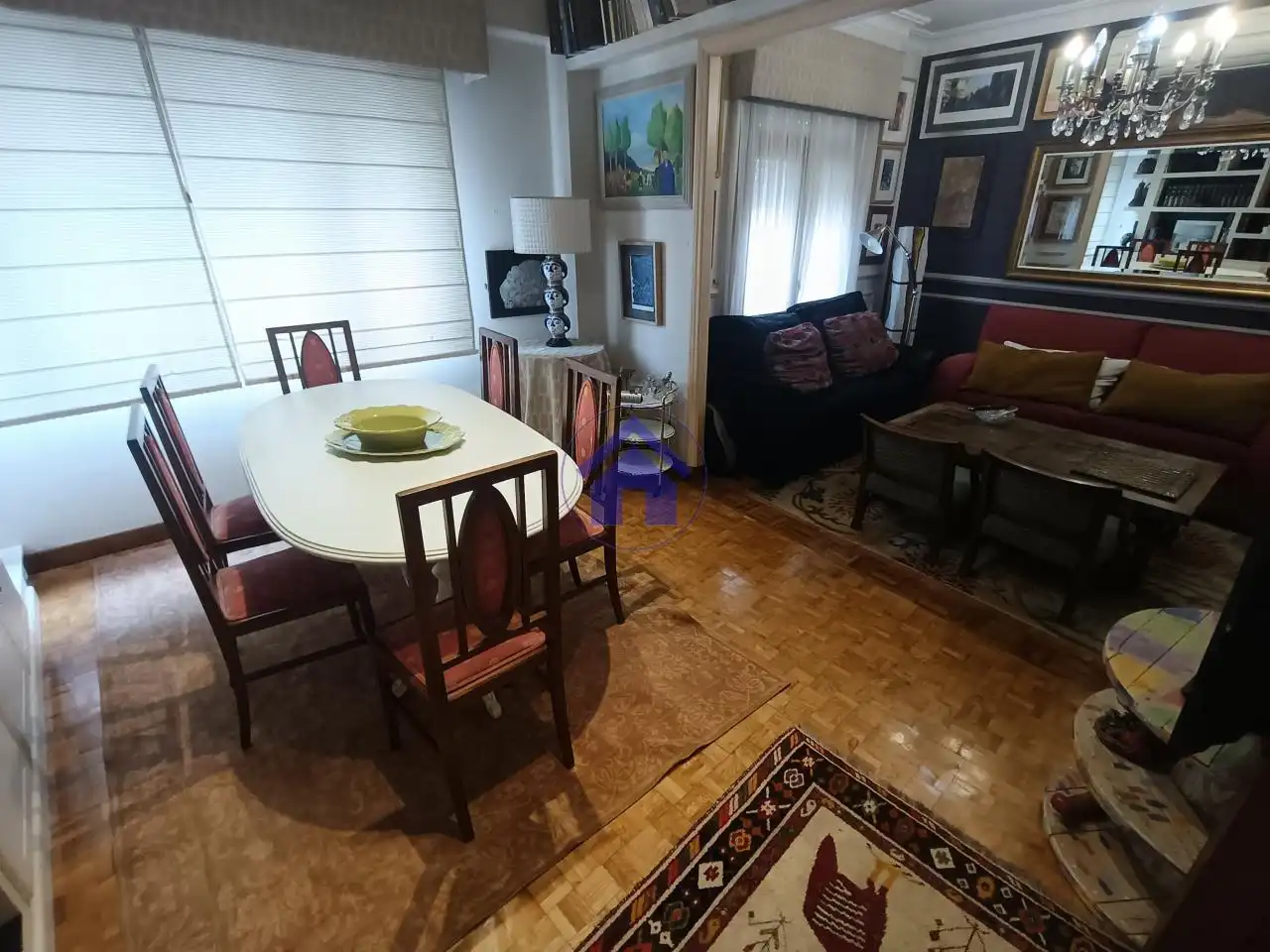 Living room of Flat for rent in Vigo   with Heating, Parquet flooring and Terrace