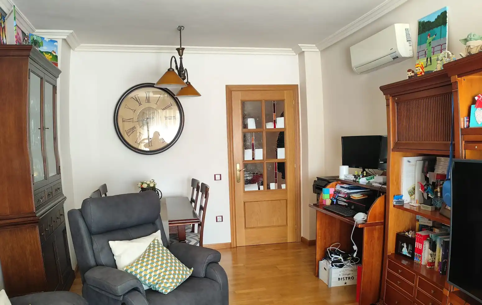 Sala de estar de Ático en venta en Murillo de Río Leza con Aire acondicionado, Calefacción y Parquet
