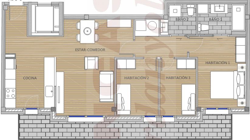 Flat for sale in Cerdanyola del Vallès  with Air Conditioner, Heating and Parquet flooring