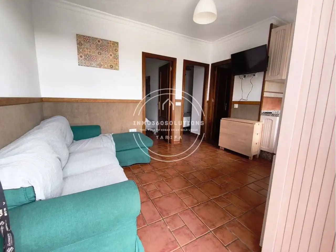 Sala de estar de Casa o chalet de alquiler en Tarifa con Aire acondicionado y Amueblado