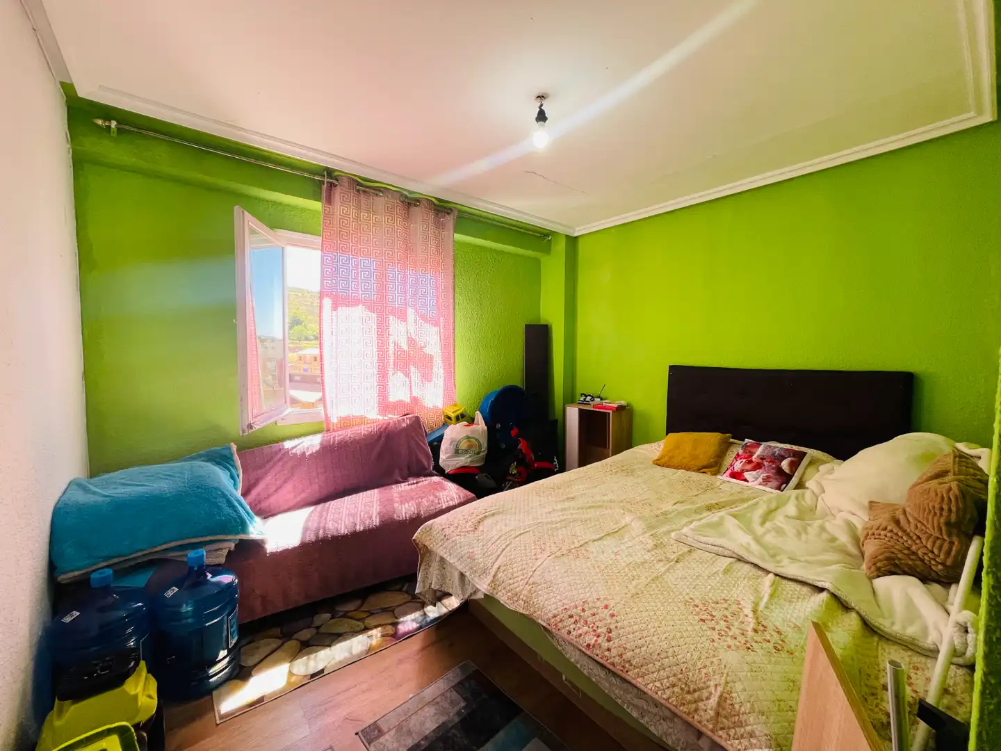 Bedroom of Flat for sale in Illueca  with Air Conditioner, Heating and Parquet flooring