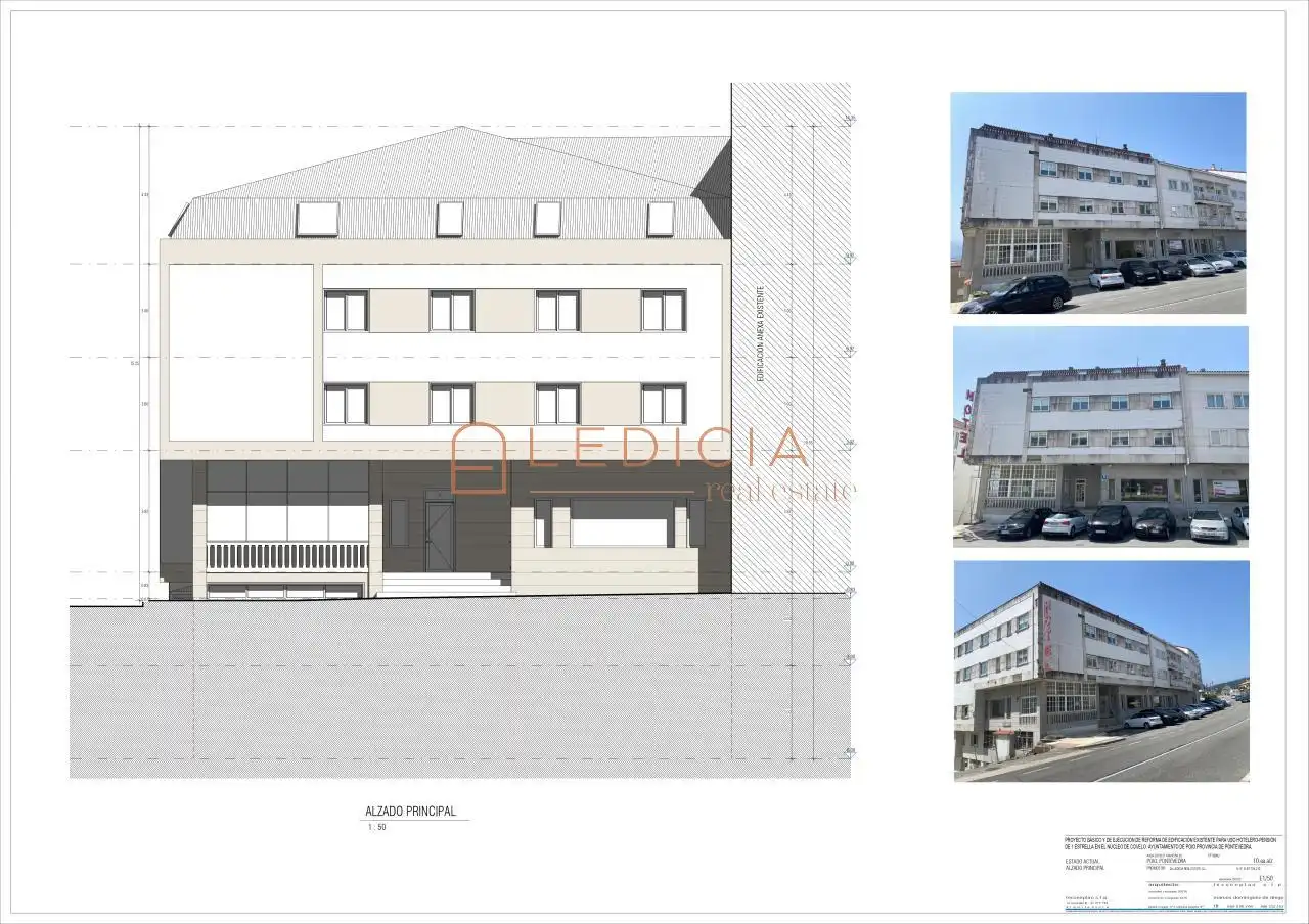 Außenansicht von Gebäude zum Verkauf in Poio