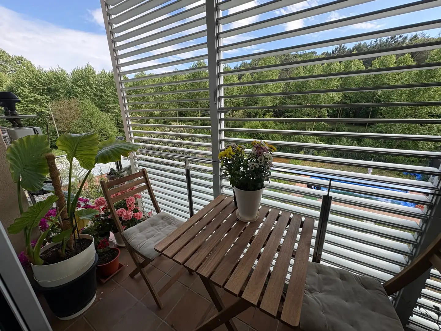 Terrasse von Maisonette zum Verkauf in Vallgorguina mit Klimaanlage, Heizung und Terrasse