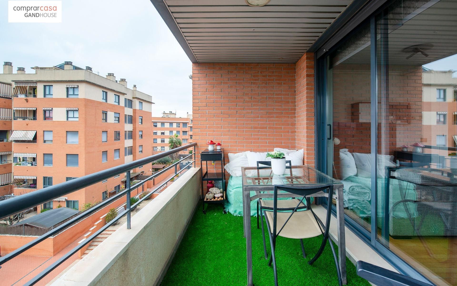 Terrace of Flat for sale in Sabadell  with Air Conditioner, Parquet flooring and Terrace