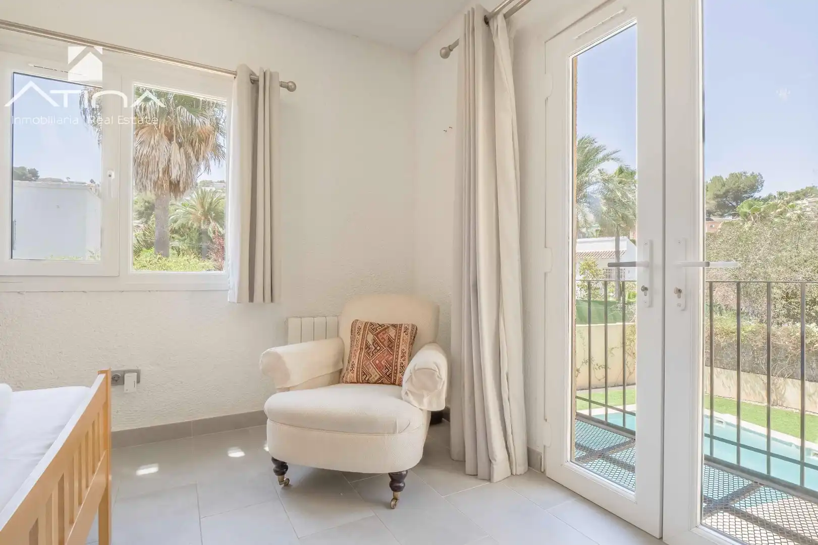 Bedroom of Houses for sale in Jávea / Xàbia  with Air Conditioner, Private garden and Terrace