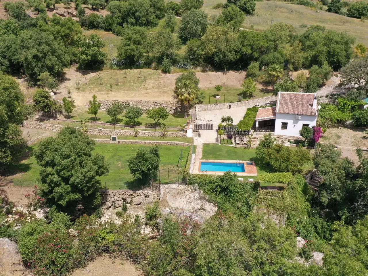 Garden of Country homes for rent in Grazalema  with Air Conditioner, Private garden and Terrace
