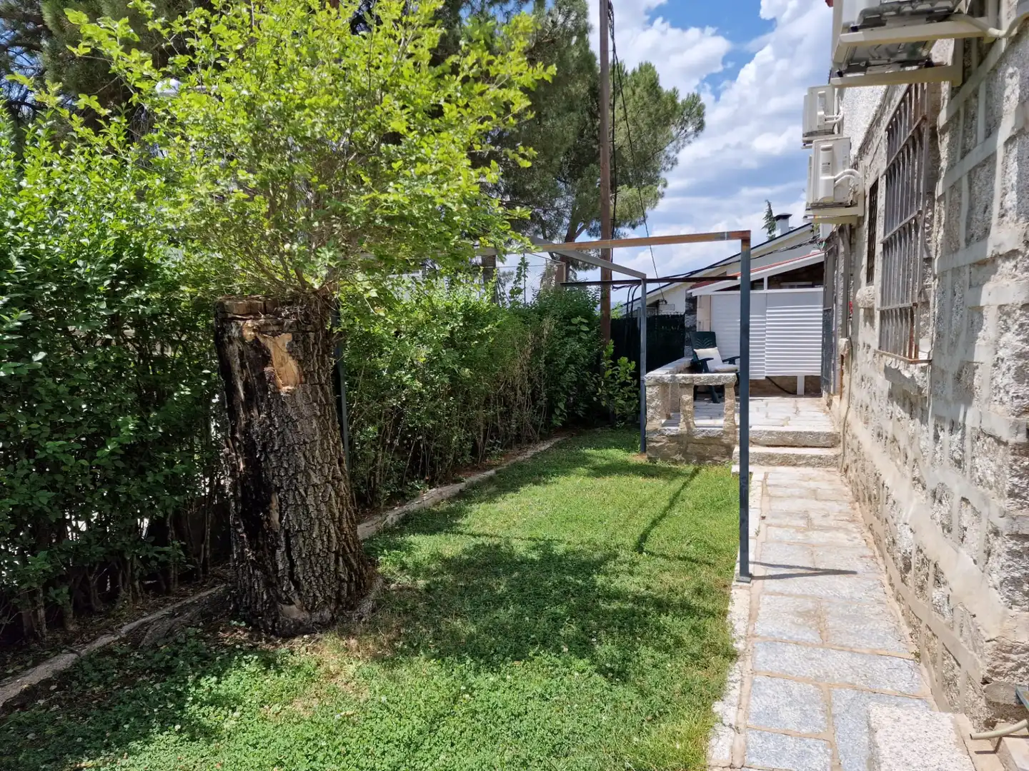 Garden of Detached homes for sale in Colmenar Viejo  with Air Conditioner, Heating and Private garden