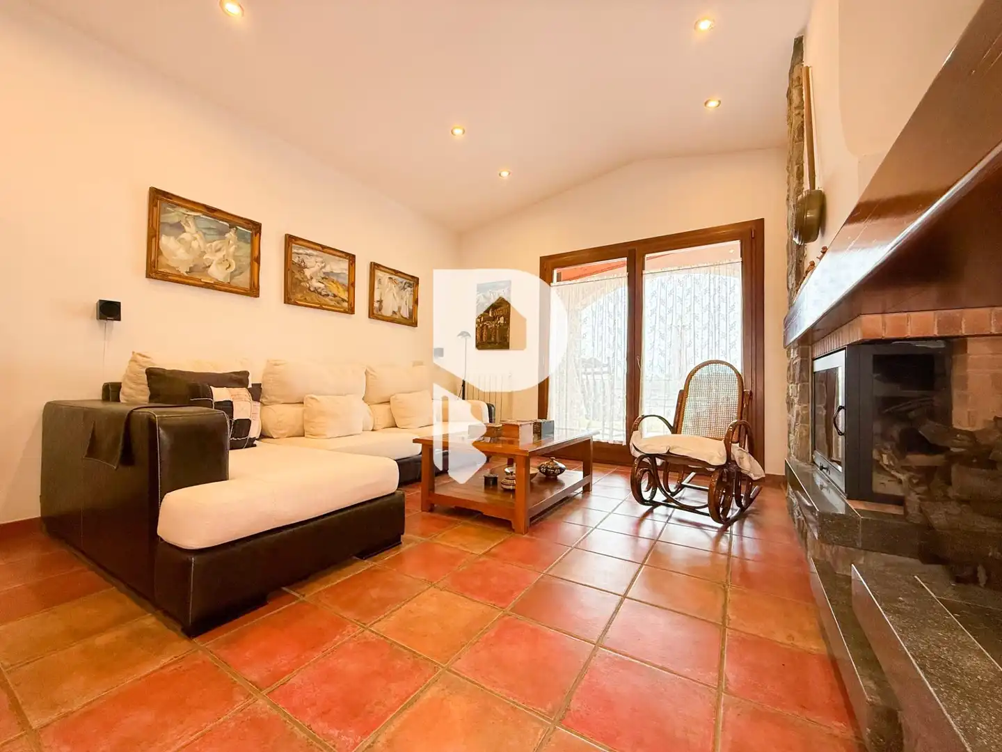 Living room of Houses for sale in Rubí  with Private garden, Terrace and Balcony