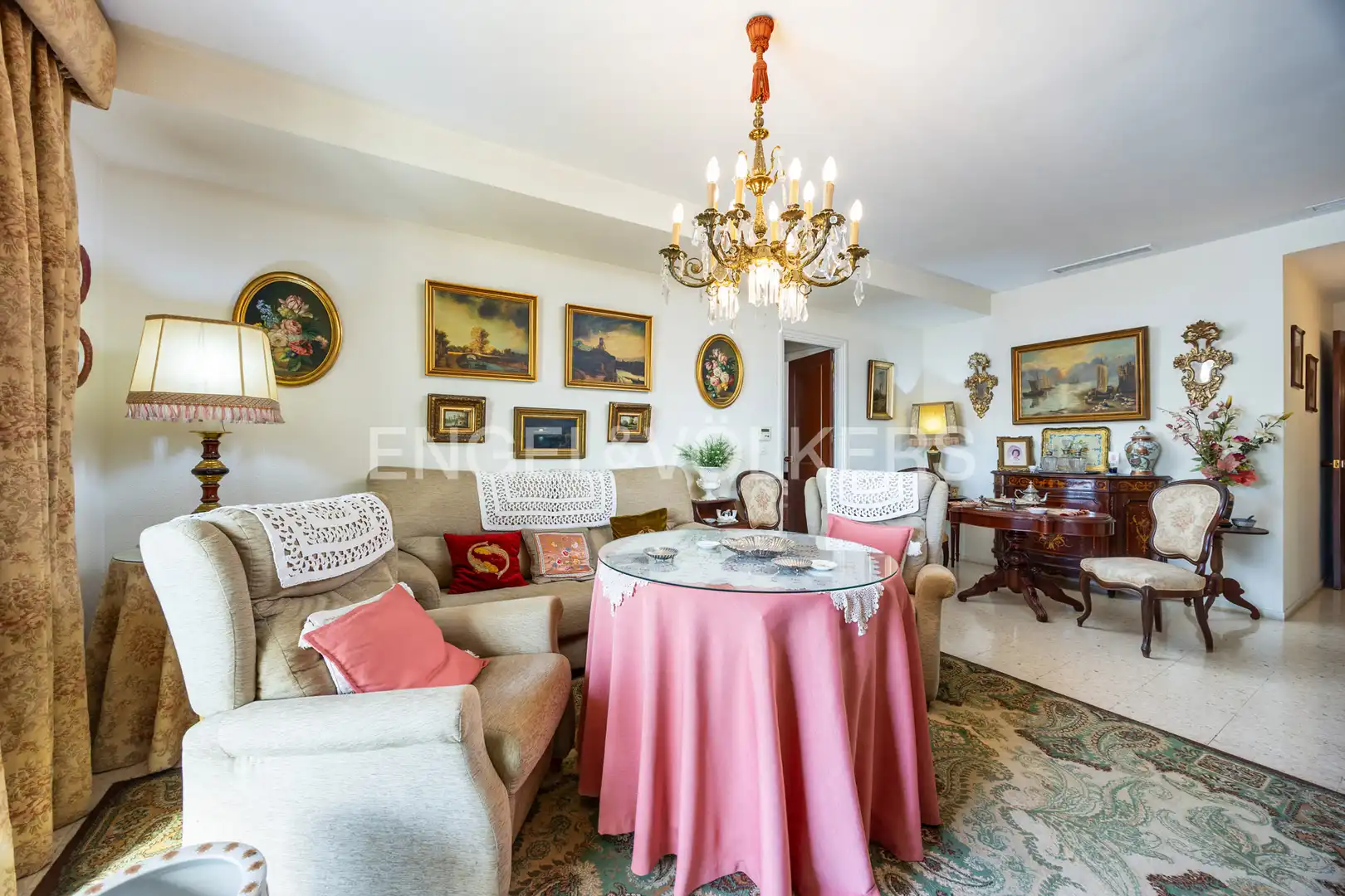 Sala de estar de Apartamento en venta en Sanlúcar de Barrameda con Calefacción, Terraza y Balcón