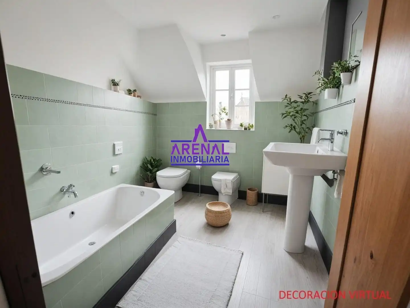 Badezimmer von Haus oder Chalet zum Verkauf in A Pobra do Caramiñal mit Privatgarten und Abstellraum