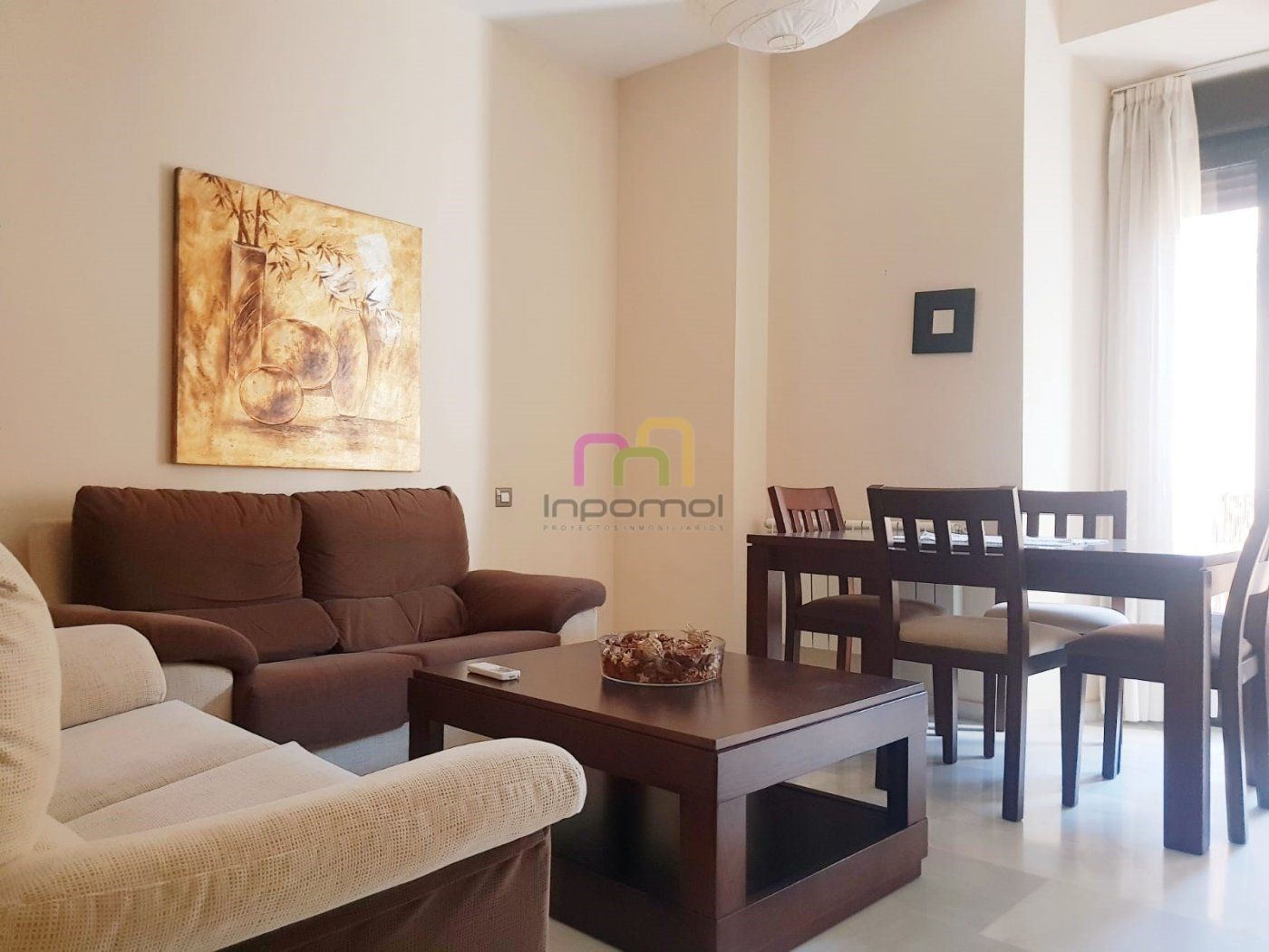 Living room of Apartment for sale in Badajoz Capital  with Air Conditioner, Heating and Parquet flooring