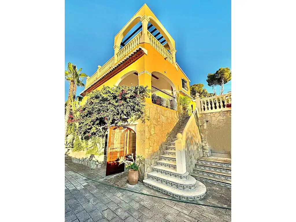 Exterior view of Houses for sale in Jávea / Xàbia  with Air Conditioner, Heating and Private garden