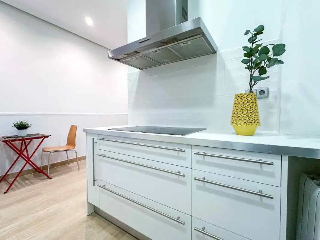 Cocina de Planta baja de alquiler en Madrid con Calefacción y Amueblado