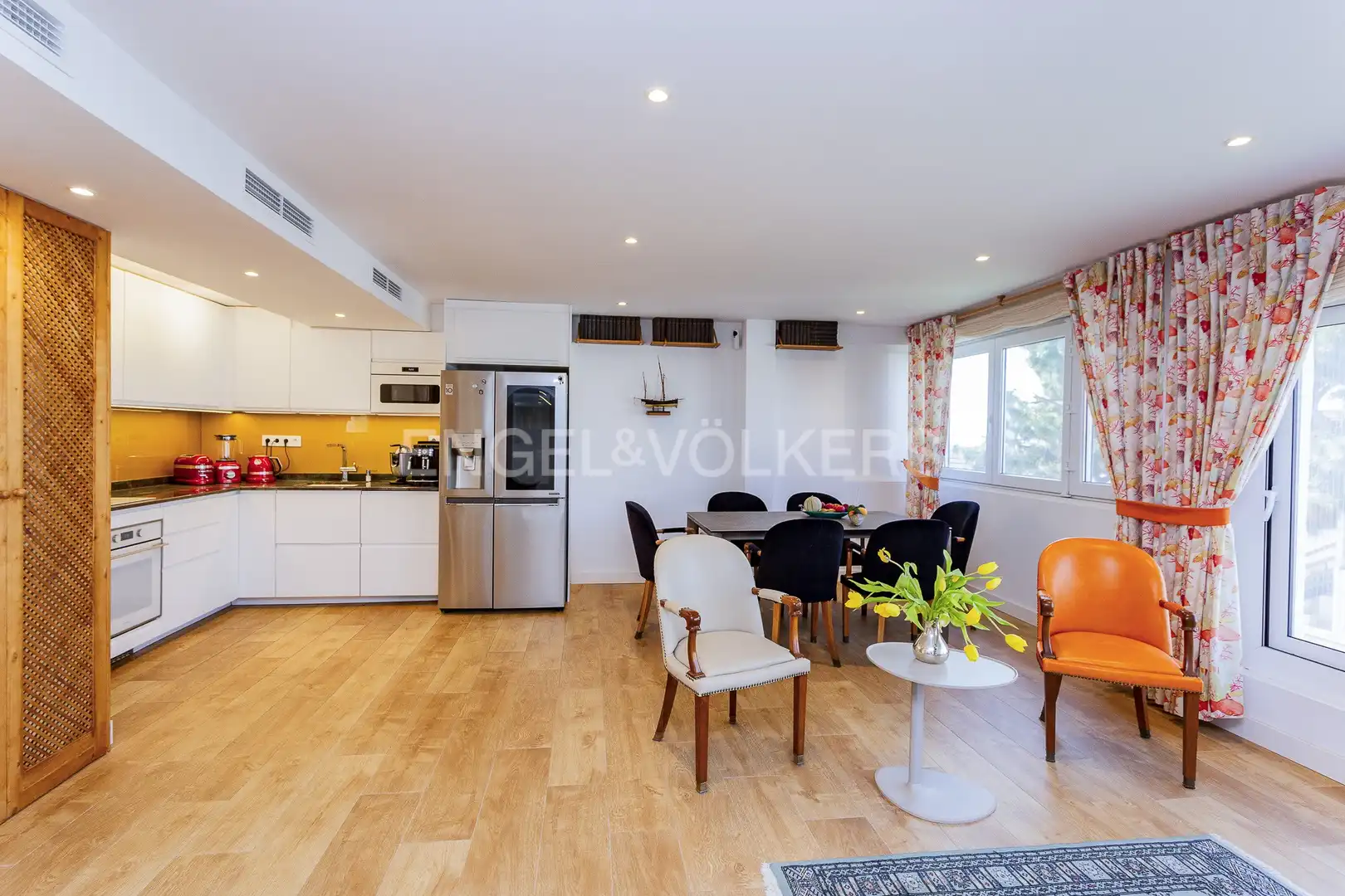 Kitchen of Flat for rent in Sitges  with Air Conditioner, Heating and Swimming Pool