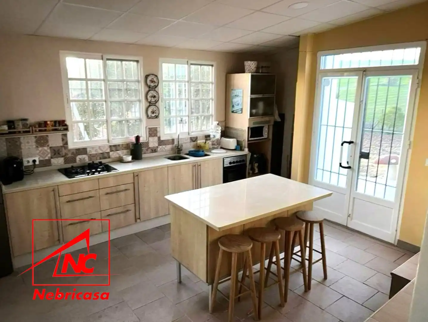 Cocina de Finca rústica en venta en Lebrija con Terraza, Piscina y Amueblado
