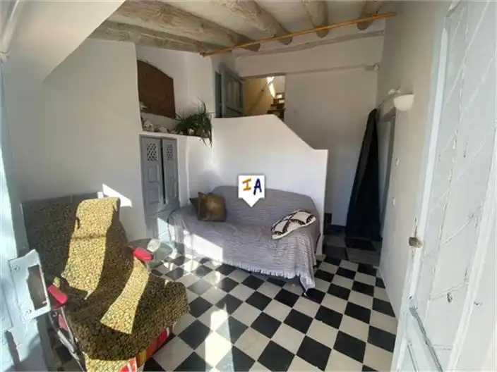 Sala de estar de Casa adosada en venta en Frailes con Terraza, Trastero y Internet