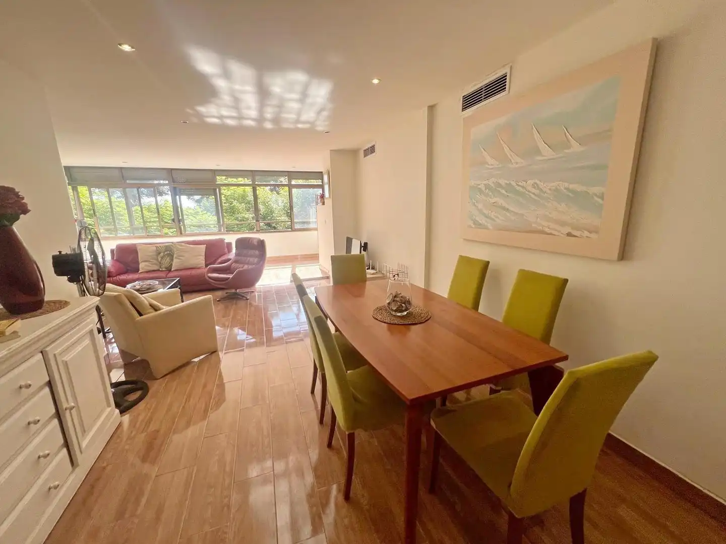Esszimmer von Wohnung zum Verkauf in Torremolinos mit Klimaanlage und Gemeinschaftspool