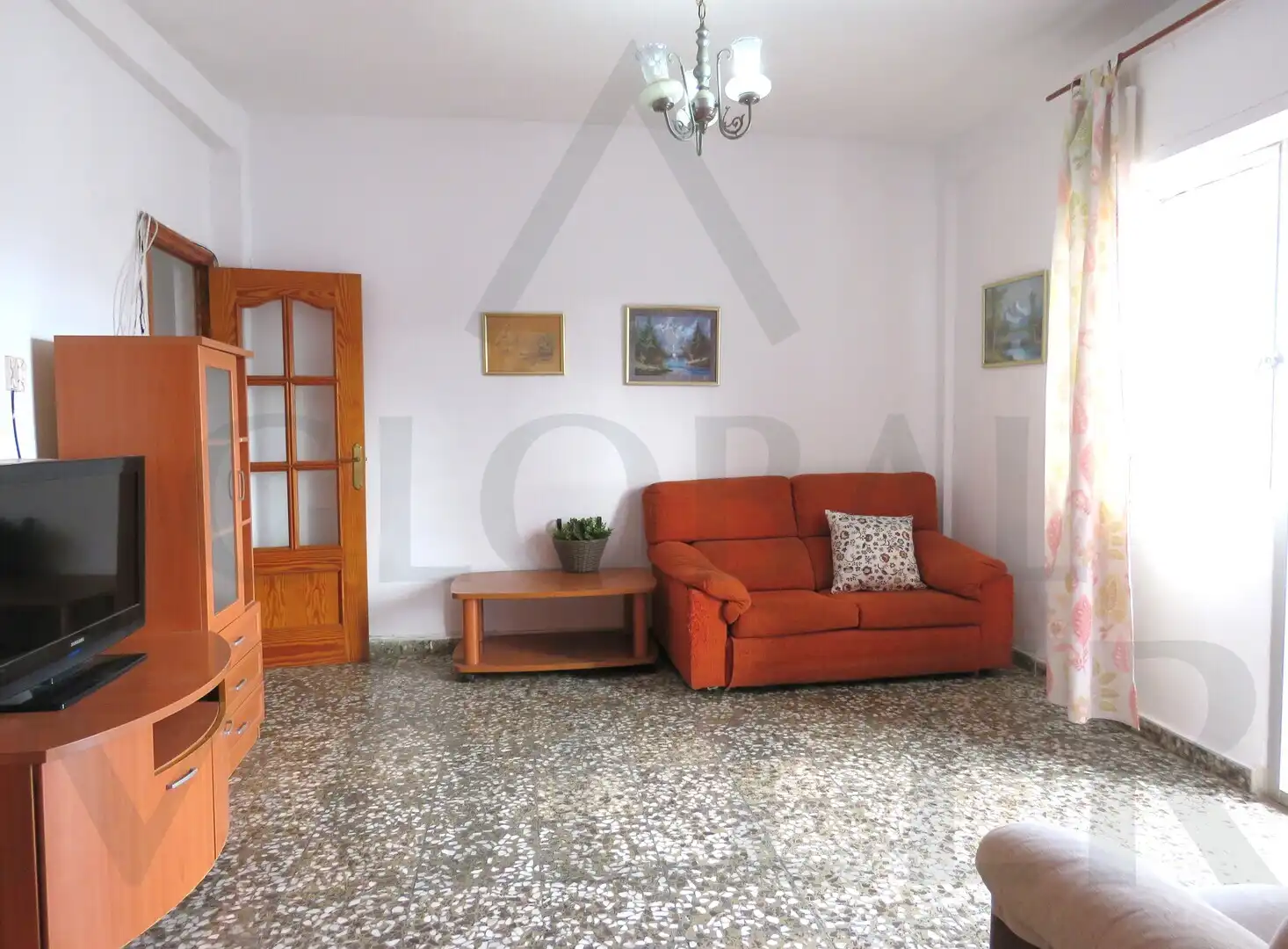 Sala de estar de Piso en venta en Cartagena con Balcón