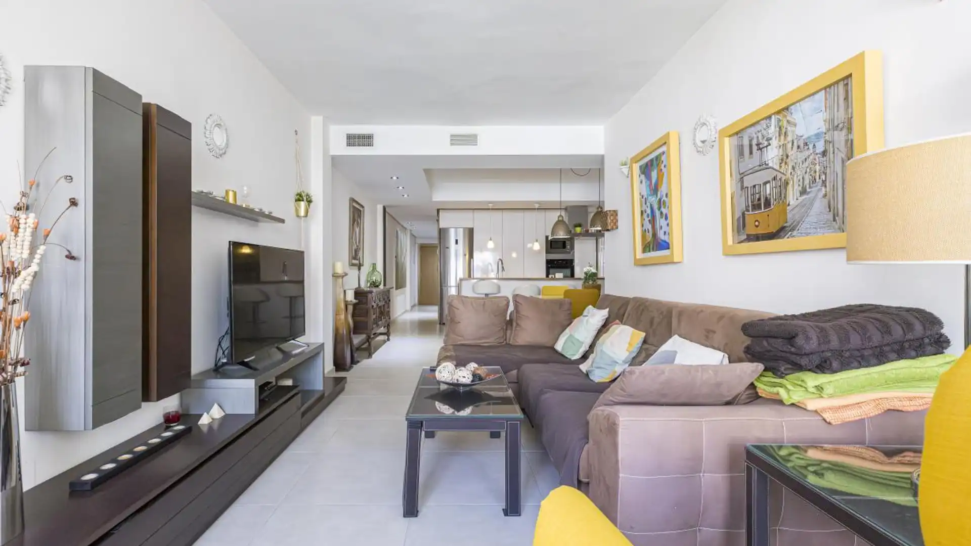 Sala de estar de Piso en venta en Lorquí con Aire acondicionado, Calefacción y Trastero