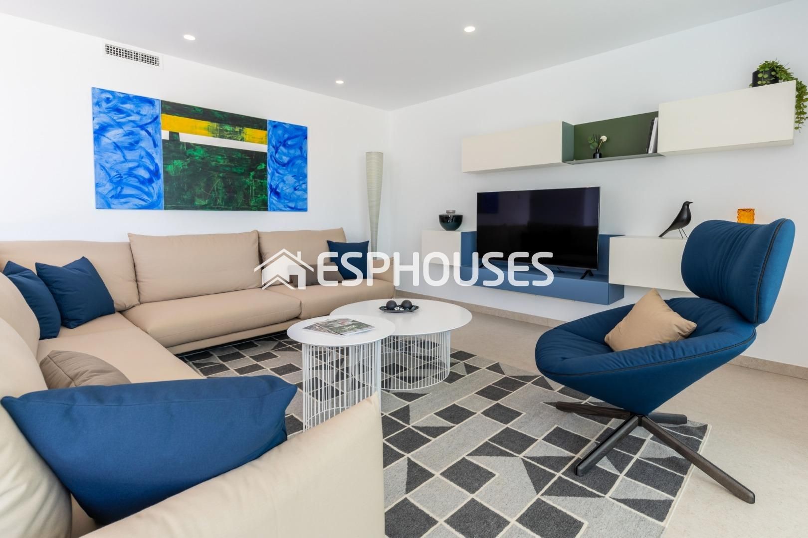 Living room of House or chalet for sale in Altea  with Air Conditioner, Terrace and Swimming Pool