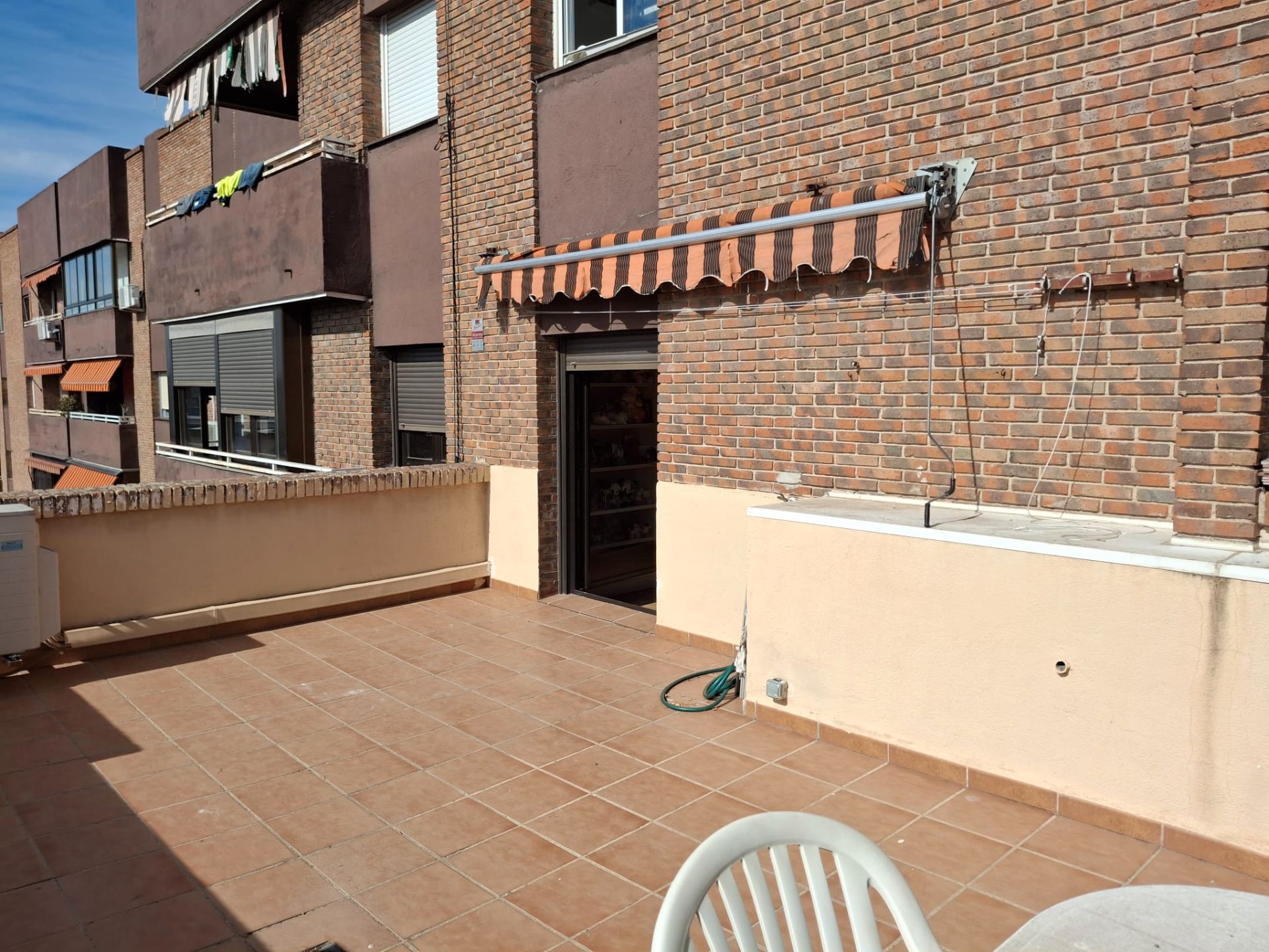 Terrace of Flat for sale in Móstoles  with Air Conditioner, Heating and Parquet flooring