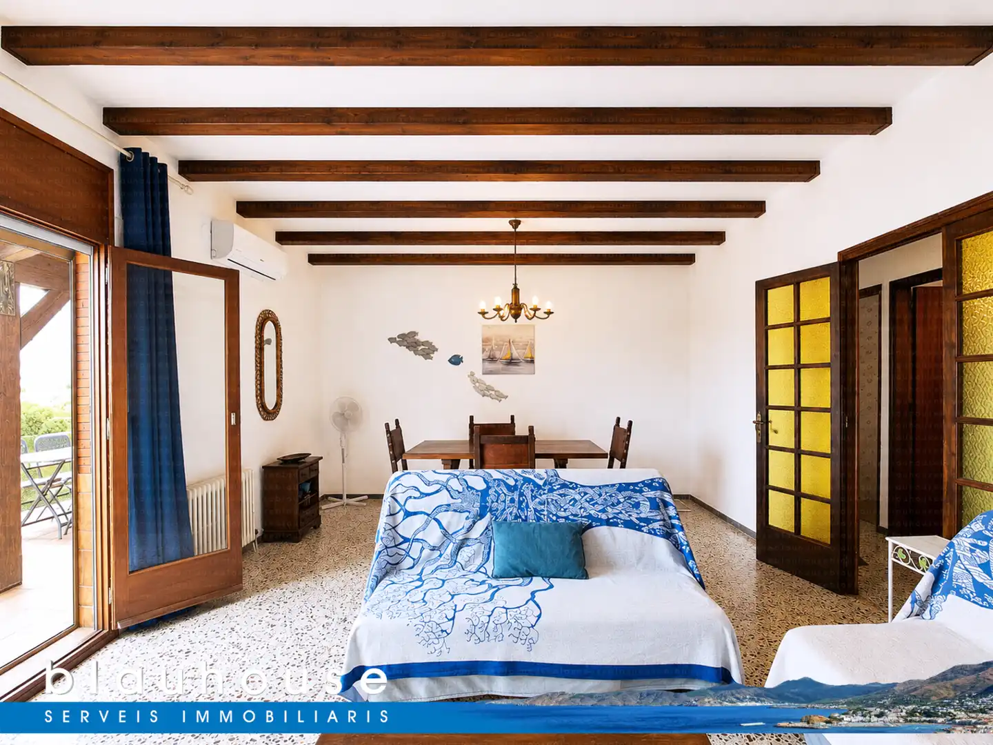 Sala de estar de Apartamento en venta en Llançà con Aire acondicionado, Jardín privado y Terraza